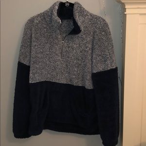 quarter zip fluffy